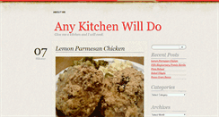 Desktop Screenshot of anykitchenwilldo.com